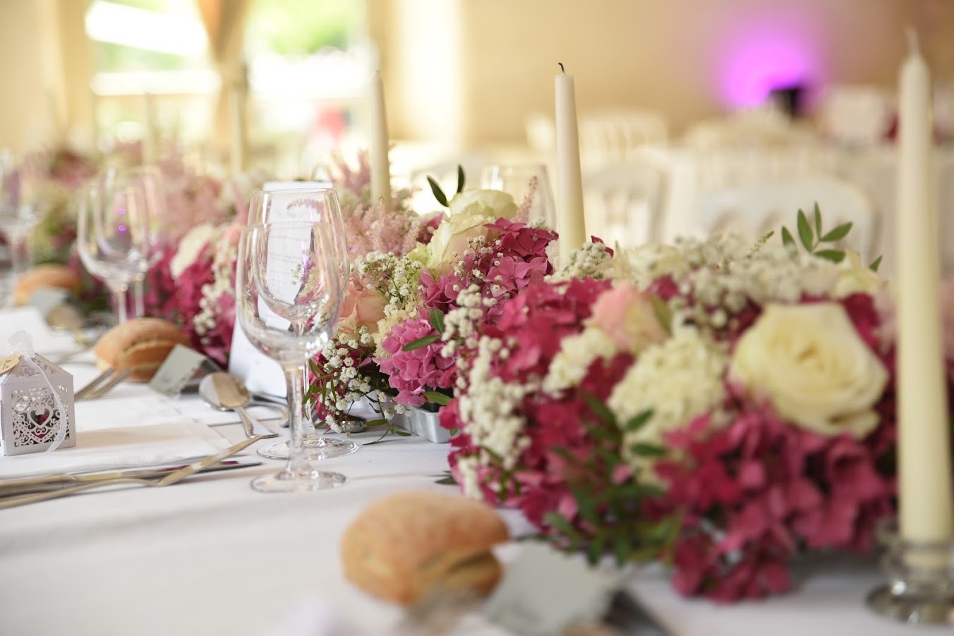 mise en place d'un mariage à Quimper